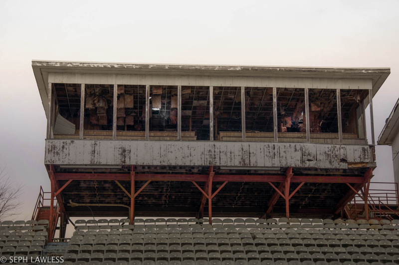 Illustration for article titled NASCAR's Original Racetrack Is an Abandoned Ruin Today